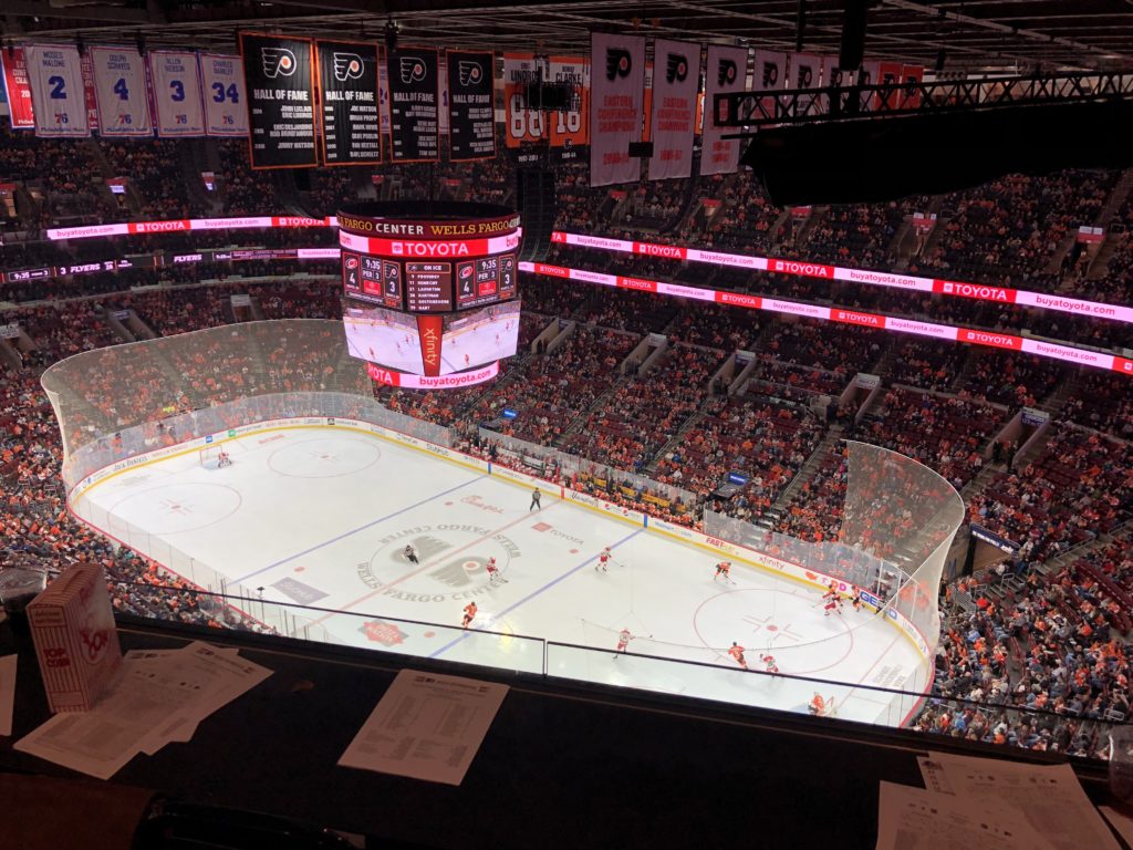 Philadelphia Flyers Sports PR Intern at Game 