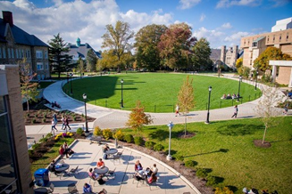 West Chester University's campus, where you'll find plenty of clubs and activities. 
