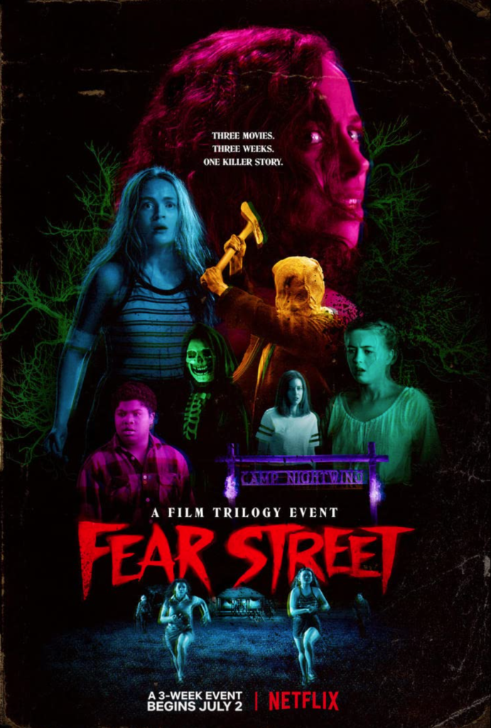 Poster for the Netflix Fear Street Trilogy 