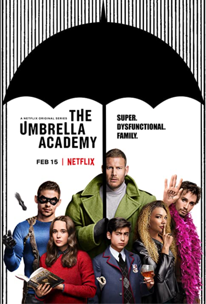 Poster for the Netflix show The Umbrella Academy