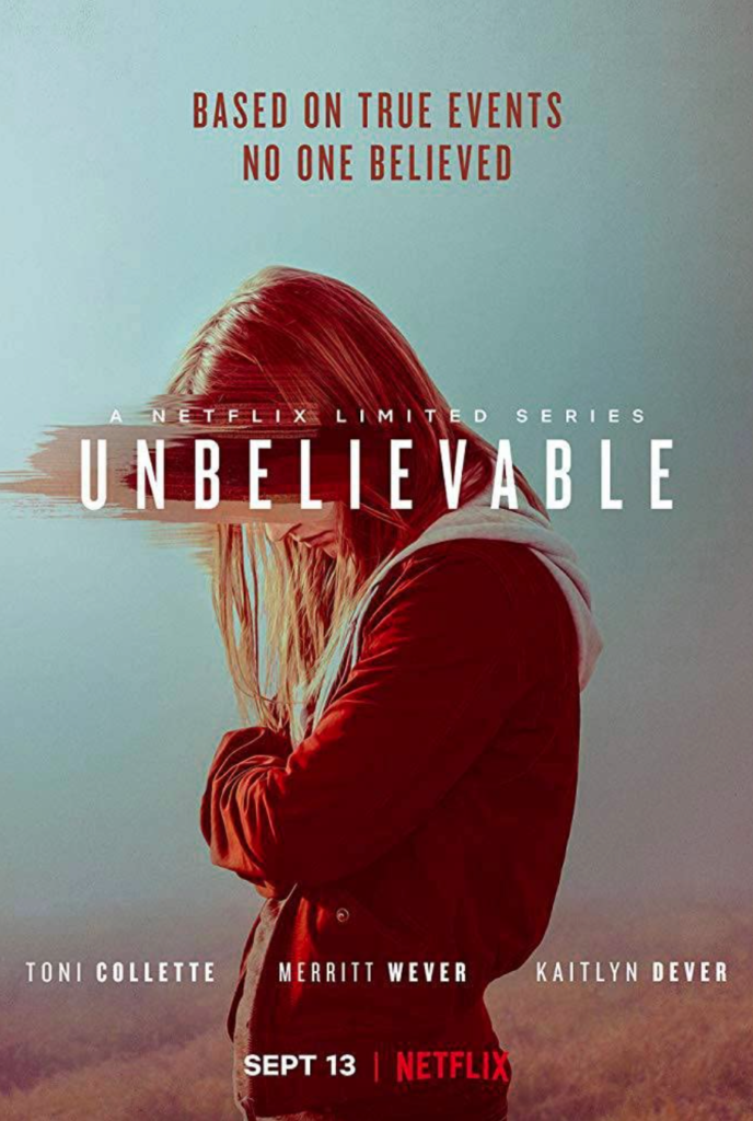 Poster for the Netflix series "Unbelievable"