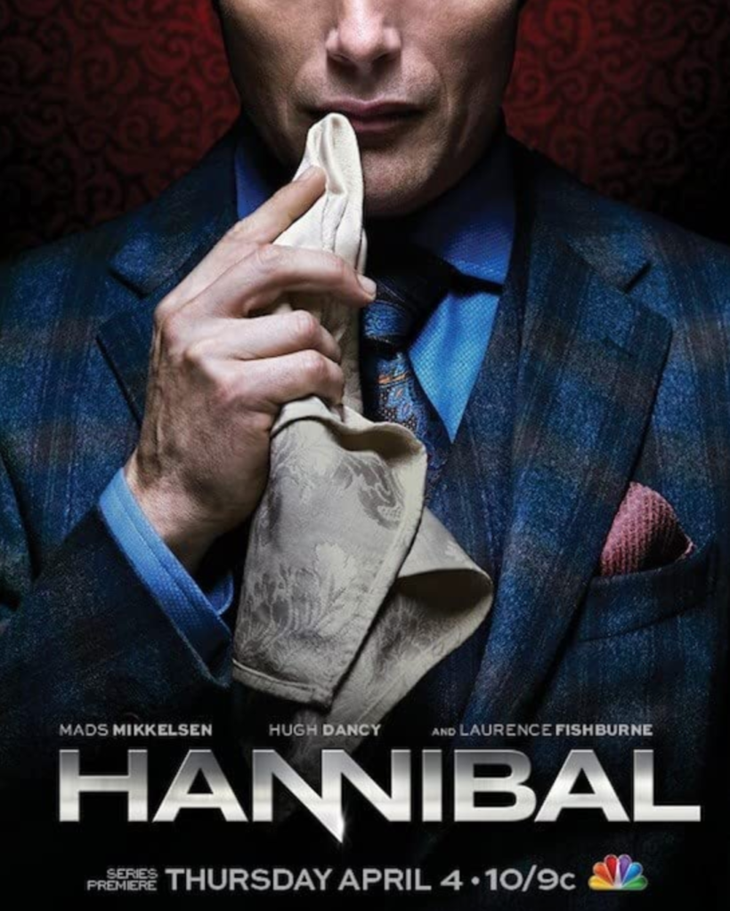 Poster for the NBC show "Hannibal"