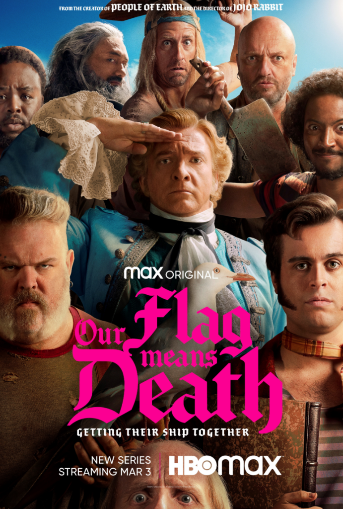 Poster for the HBO show "Our Flag Means Death"